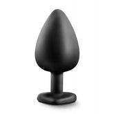 Temptasia - Bling Anaalplug - Large - Zwart - PlayForFun